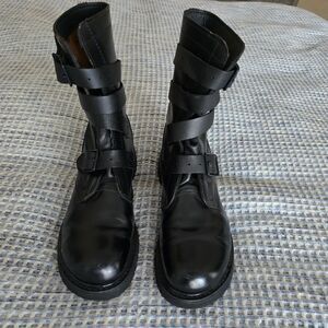 Corcoran Tanker Uniform Boots  Mens 10.5 D Black Leather Style No 5407 USA Made